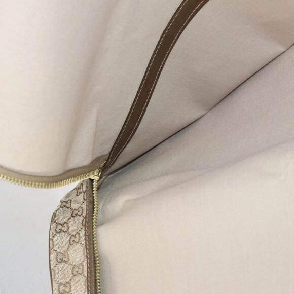 GUCCI GG Canvas Web Sherry Line Garment Cover Beige Red Green Auth 143581 - Picture 11 of 16